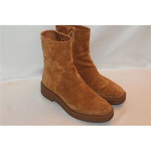Vince Chestnut Suede KADY Waterproof Ankle Boots